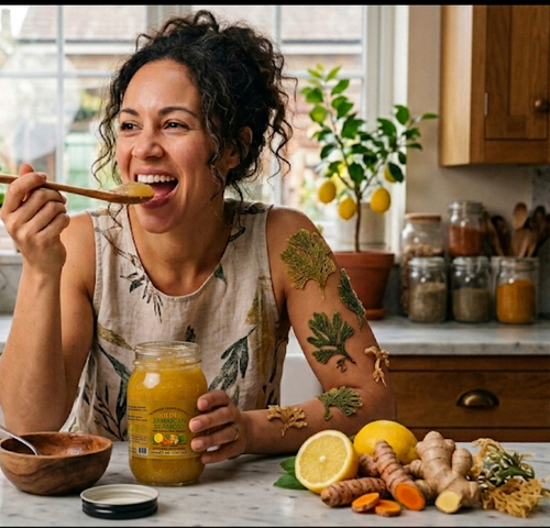 Golden Jamaican Seamoss -Lemon Turmeric Ginger Gel